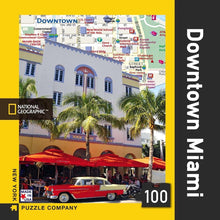 Load image into Gallery viewer, Downtown Miami Jigsaw Puzzle 100 Pieces - New York Puzzle Company
