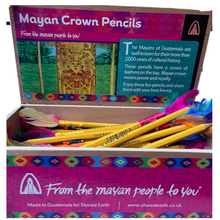 Load image into Gallery viewer, Box with 48 Mayan Crown Pencils
