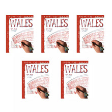 Load image into Gallery viewer, Set of 5 How To Draw Wales Colouring Books- How to Draw (Paperback) Mark Bergin (author)
