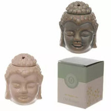 Load image into Gallery viewer, Set of 2 Ceramic Buddha Oil Burners
