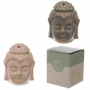 Set of 2 Ceramic Buddha Oil Burners