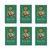 Load image into Gallery viewer, Set of 6 Garden of Eden Passport Notebooks
