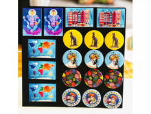 Load image into Gallery viewer, Set of 4 Fridge Magnets Egyptian Bastet Goddess
