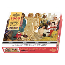 Load image into Gallery viewer, Brief History of Art Jigsaw Puzzle 1000 Pieces - The Unemployed Philosophers Guild
