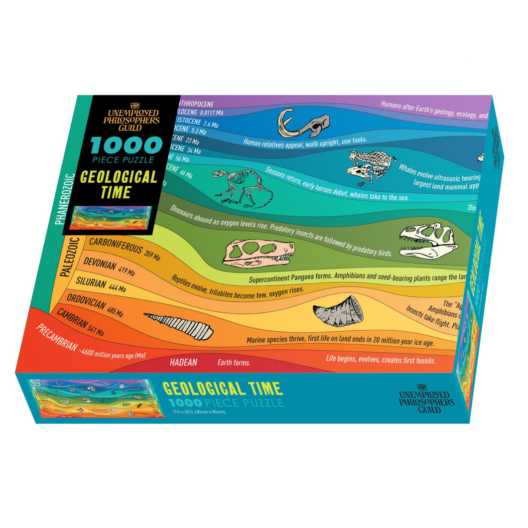 Geological Time Jigsaw Puzzle 1000 Pieces - The Unemployed Philosophers Guild