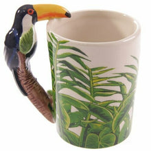 Load image into Gallery viewer, Set of 2 Toucan Ceramic Mugs
