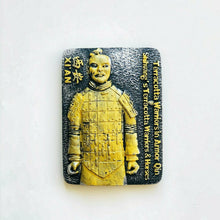 Load image into Gallery viewer, Xian Terracota Warrior Fridge Magnets  Set of 7
