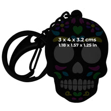 Load image into Gallery viewer, Mexican Skull Shaped 3D Keyring 4cm - ByMexico
