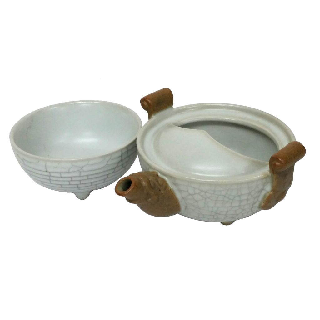 Dragon Egg Porcelain Tea Set for One