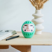 Load image into Gallery viewer, Green Japanese Daruma Doll- Wish Fulfiller 10cm
