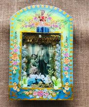 Load and play video in Gallery viewer, Frida and Diego Wedding Picture 1929 - Shrine 26cm - Mexican Folk Art
