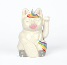 Load image into Gallery viewer, Unicorn Maneki Neko Lucky Cat Ceramic 15cm
