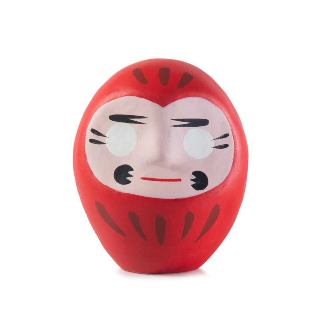 Daruma Japanese Doll Figurine- Wish Fulfiller - Red