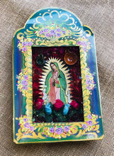 Load and play video in Gallery viewer, Our Lady of Guadalupe Shrine 26cm - Mexican Folk Art
