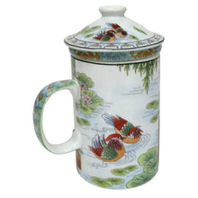 Load image into Gallery viewer, Garden Ladies Porcelain Infuser Mug
