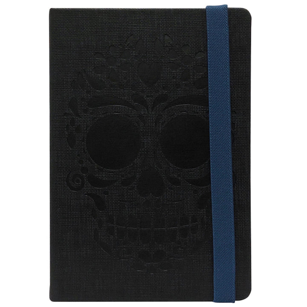 Black Mexican Skull 21cm Notebook - ByMexico