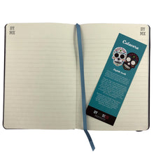 Load image into Gallery viewer, Black Mexican Skull 21cm Notebook - ByMexico

