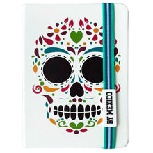 Load image into Gallery viewer, White Mexican Skull 21cm Notebook - ByMexico
