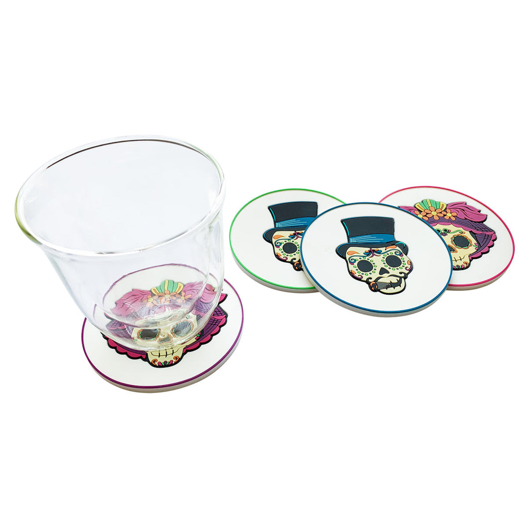 Mexican Skulls Coaster Set of 4 - ByMexico