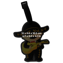 Load image into Gallery viewer, Mexican Mariachi 10cm Luggage Tag - ByMexico
