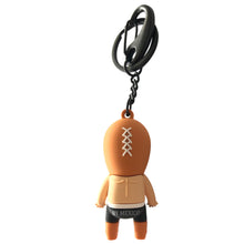 Load image into Gallery viewer, Mexican Wrestler Shaped 3D Keyring Orange 5.5cm - ByMexico
