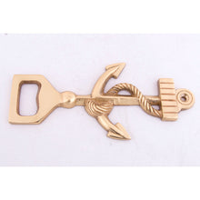 Load image into Gallery viewer, Golden Anchor Bottle Opener 14cm
