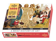 Load image into Gallery viewer, Brief History of Art Jigsaw Puzzle 1000 Pieces - The Unemployed Philosophers Guild
