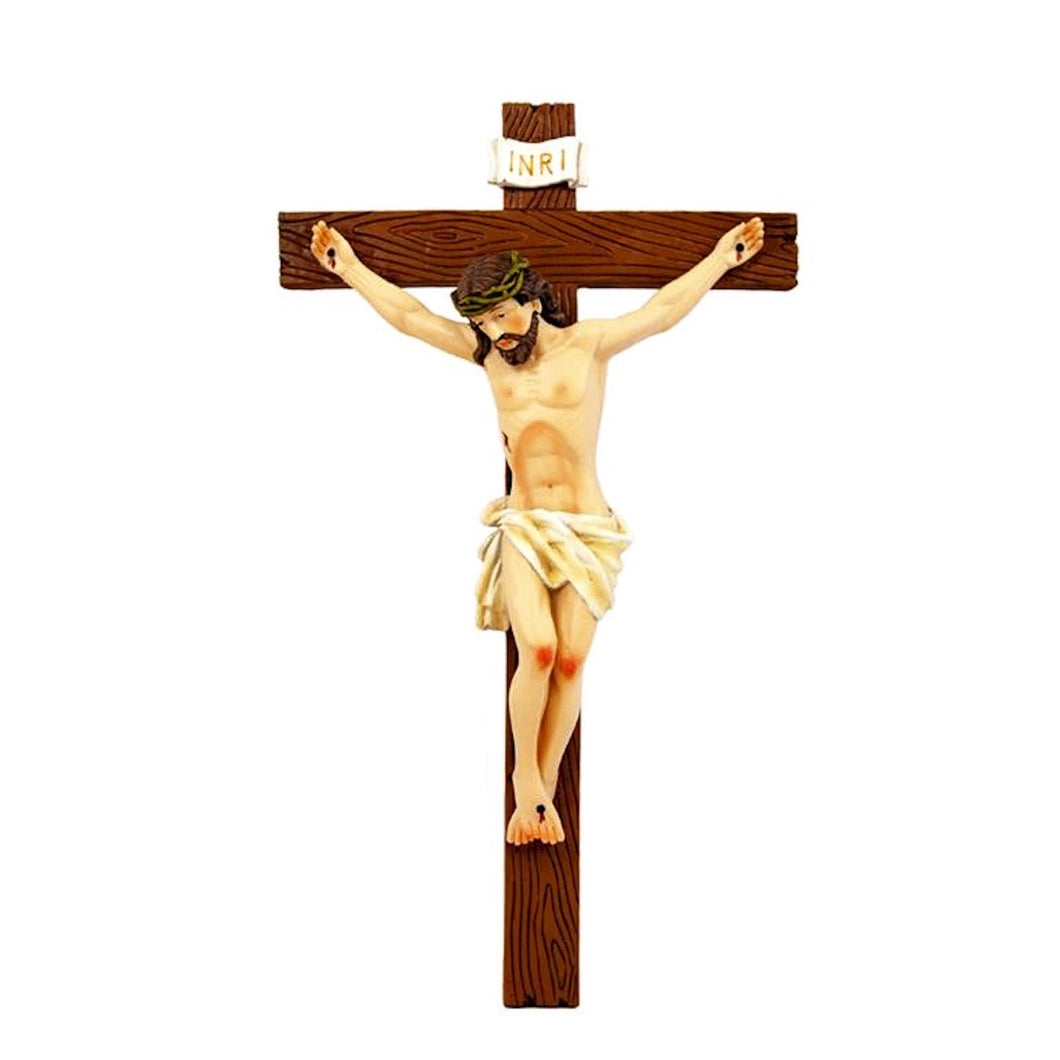 Cross with Jesus Resin Home Decoration 30cm
