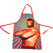 Load image into Gallery viewer, Mexican Wrestling Lucha Libre Colourful Apron - Mexipop Art design
