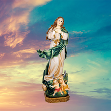 Load image into Gallery viewer, Statue Our Lady Immaculate Conception Resin 30cm
