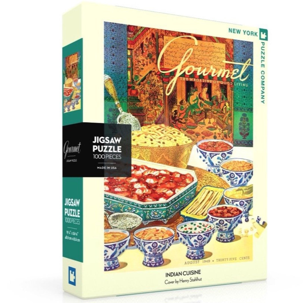 Indian Cuisine 1000 Pieces Jigsaw Puzzle - The New York Puzzle Company