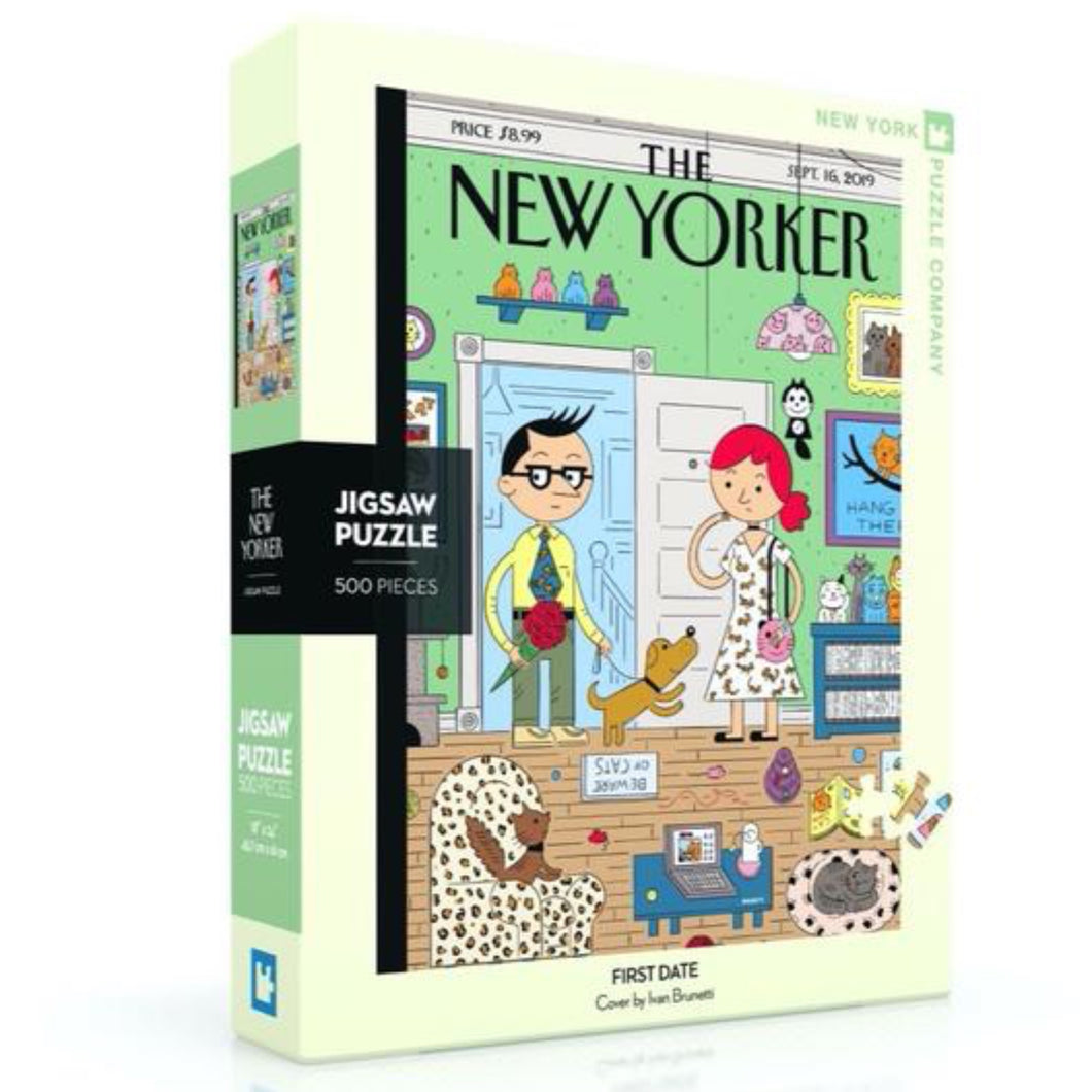 First Date 500 Pieces Jigsaw Puzzle - The New York Puzzle Company