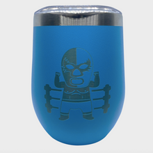 Load image into Gallery viewer, Travel Mug with Lid Mexican Wrestler Shishitas - Double Wall Insulated 350ml - ByMexico
