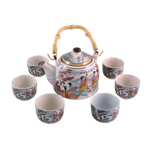 Load image into Gallery viewer, Traditional Musicians Porcelain Teaset x6
