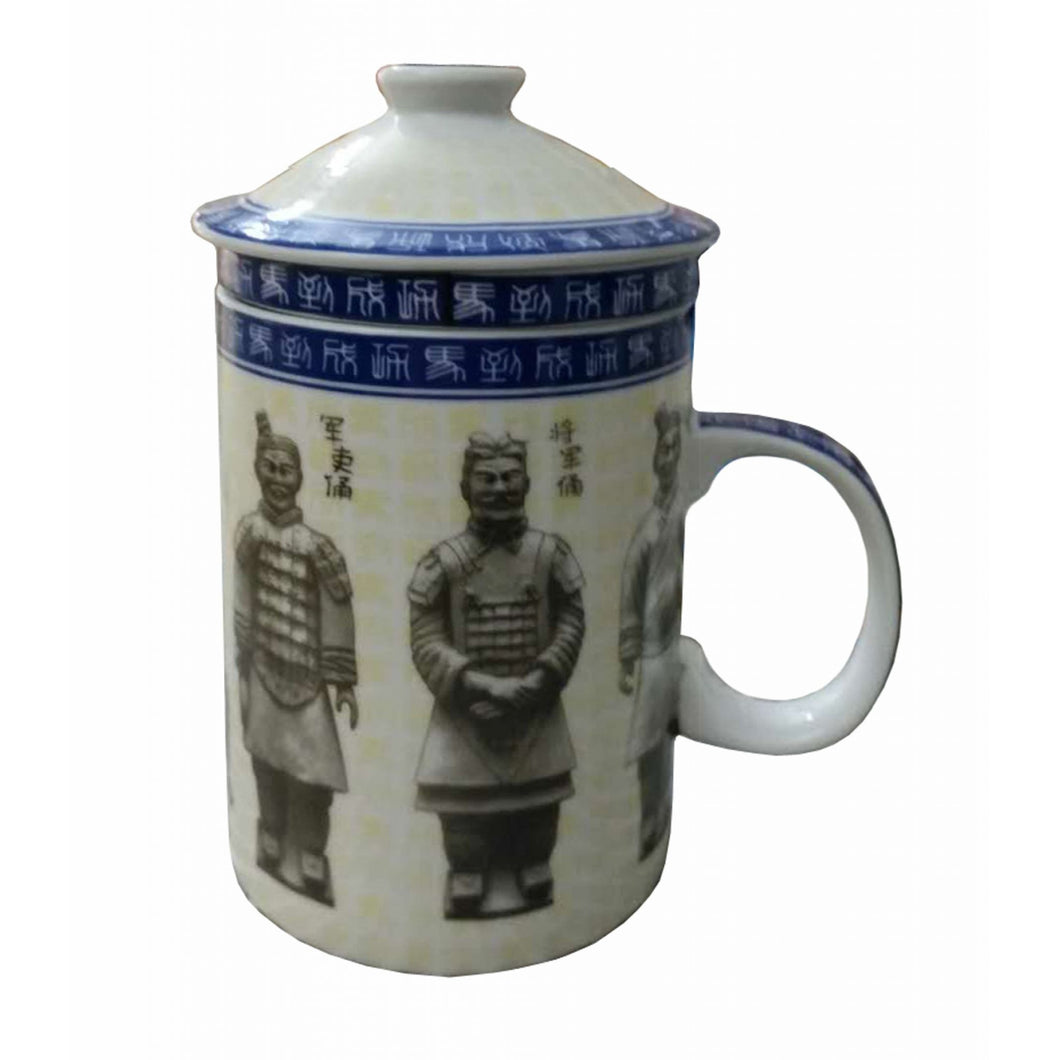 Porcelain Terracotta Warriors Infuser Mug