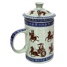 Load image into Gallery viewer, Horsemen Porcelain Infuser Mug
