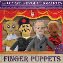 Load image into Gallery viewer, Puppet Set - Revolutionaries -Mandela, Gandhi, Che Guevara and Trotsky.
