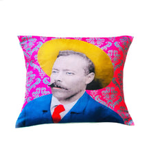 Load image into Gallery viewer, Mexican with Hat - MexiPop Art Design Cushion Cover 35 x 35 Cm
