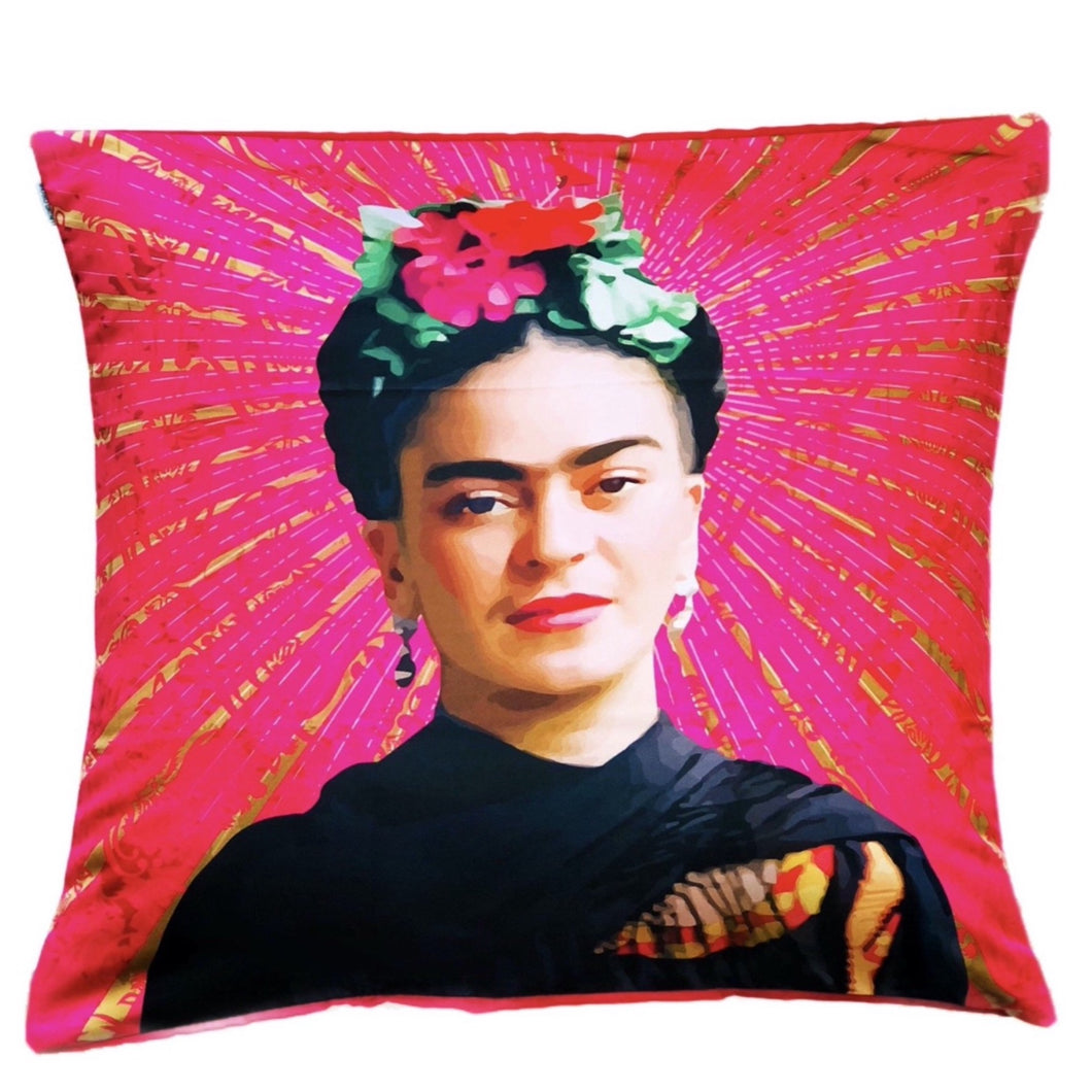 Frida Kahlo Cushion Cover 50 x 50 Cm MexiPop Art Design