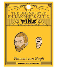 Load image into Gallery viewer, Vincent van Gogh &amp; Ear Pins by The Unemployed Philosophers Guild
