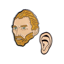 Load image into Gallery viewer, Vincent van Gogh &amp; Ear Pins by The Unemployed Philosophers Guild
