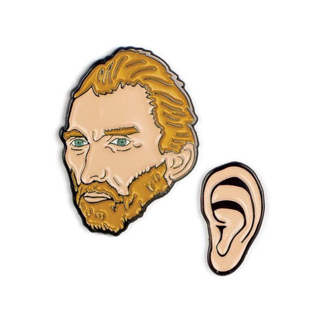 Vincent van Gogh & Ear Pins by The Unemployed Philosophers Guild