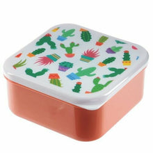 Load image into Gallery viewer, Fun Cactus Set of 3 Plastic Lunch Boxes
