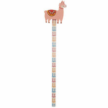 Load image into Gallery viewer, Set of 4 Oh My Llama Pencil with Eraser Topper
