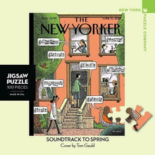 Load image into Gallery viewer, Soundtrack to Spring mini 100 Piece Jigsaw Puzzle - New York Puzzle Company

