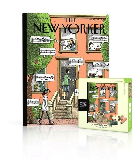 Soundtrack to Spring mini 100 Piece Jigsaw Puzzle - New York Puzzle Company