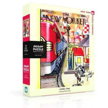 Load image into Gallery viewer, Model Train 500 Pieces Jigsaw Puzzle by New York Puzzle Co.
