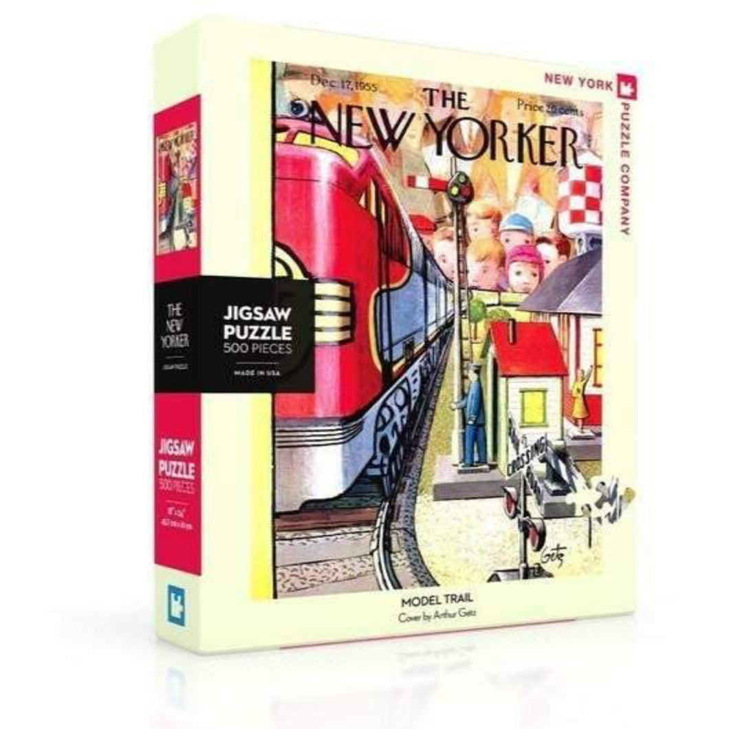 Model Train 500 Pieces Jigsaw Puzzle by New York Puzzle Co.