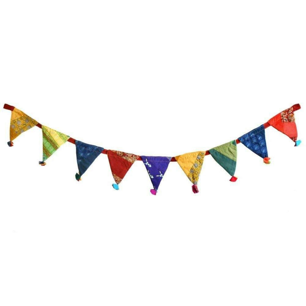 Fair Trade Bunting from Recycled Fabrics