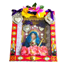 Load image into Gallery viewer, Our Lady of Sorrows Shrine H34cm - Mexican Handmade Art
